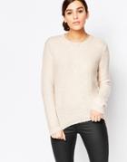 B.young Round Neck Sweater - Latte