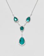 Johnny Loves Rosie Emerald Green Necklace - Green