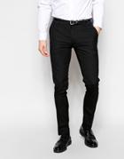 Asos Super Skinny Fit Smart Pants - Black