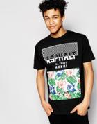 Asphalt Yacht Club T-shirt With Paradise Block - Black