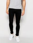 Only & Sons Black Jeans In Skinny Fit - Black