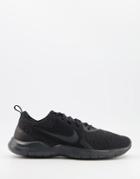 Nike Running Flex Experience Run 10 Sneakers In Triple Black