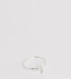 Monki Sterling Silver Moon Ring - Silver