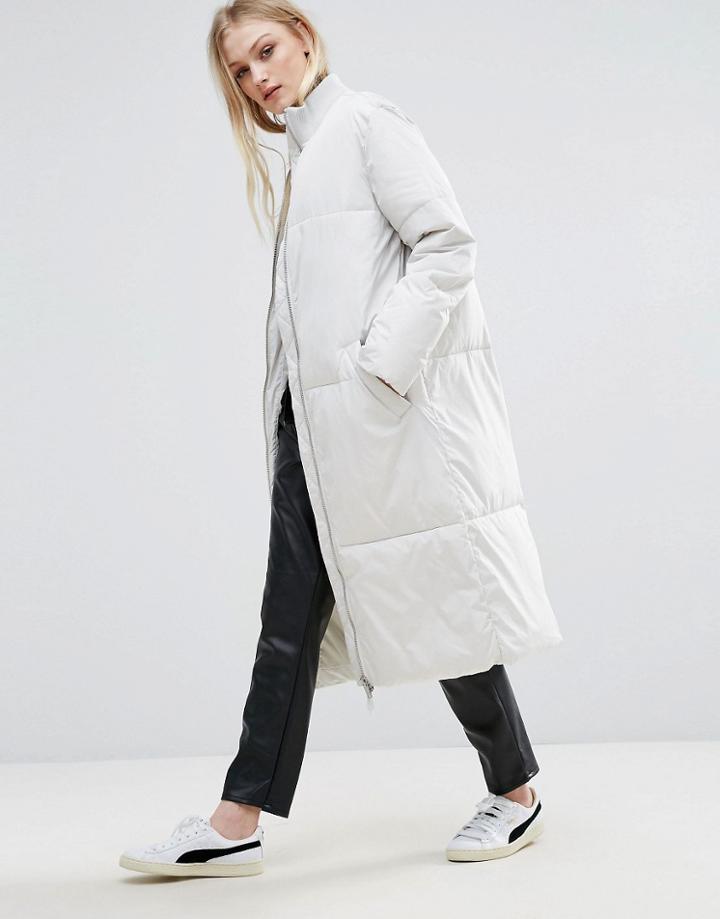 Adpt Slumber Long Duvet Jacket - Blue
