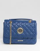 Love Moshchino Quilted Bag - Blue