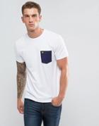 Lyle & Scott Contrast Pocket T-shirt White - White