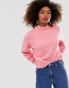 & Other Stories Sweater In Candy Pink - Pink