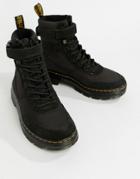 Dr Martens Combs Black Utility Boots - Black