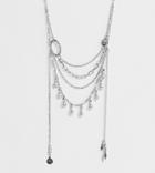 Sacred Hawk Bell Layering Necklace In Silver - Silver