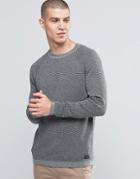 Selected Homme Raglan Crew Neck - Gray