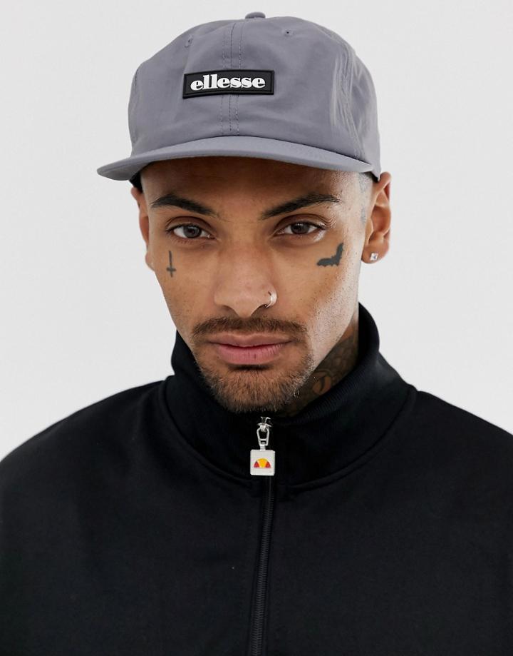 Ellesse Bruel Baseball Cap With Logo In Gray - Gray