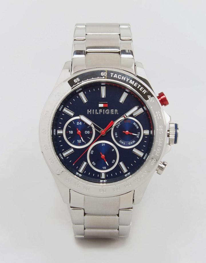 Tommy Hilfiger Hudson Silver Bracelet Watch 1791228 - Silver