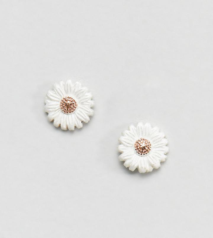 Olivia Burton Sterling Silver Daisy Stud Earrings - Gold