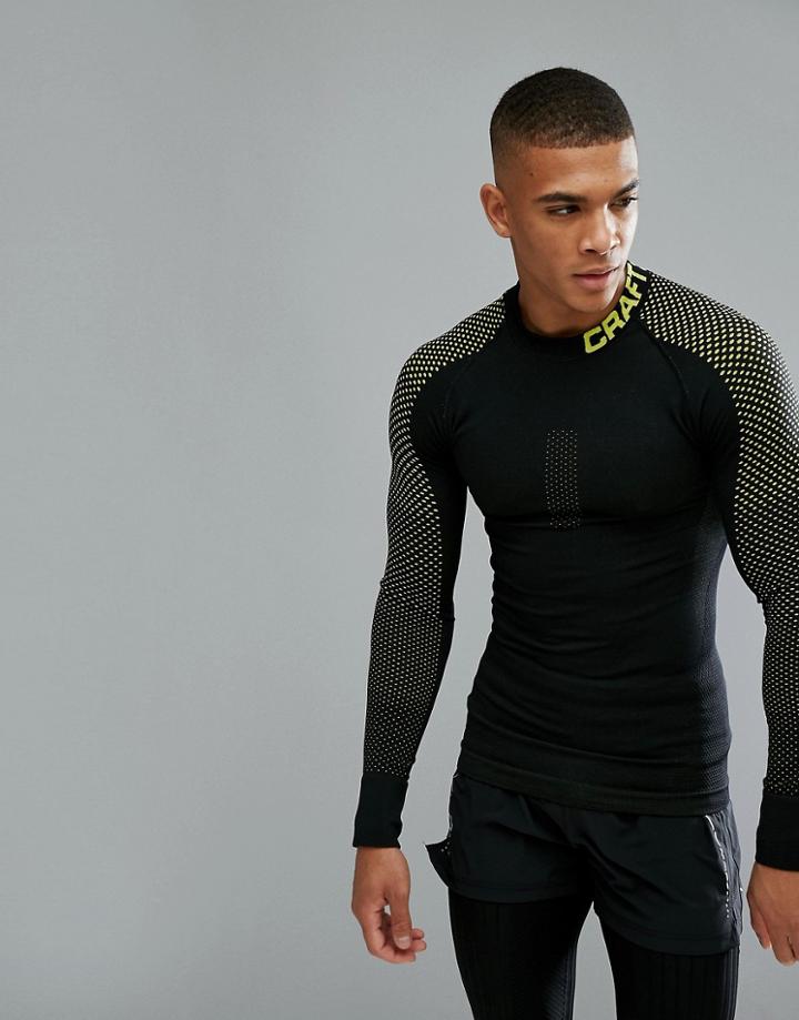 Craft Sportswear Warm Intensity Long Sleeve Top In Black 1905350-999603 - Black