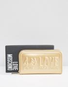 Love Moschino Patent Purse - Gold