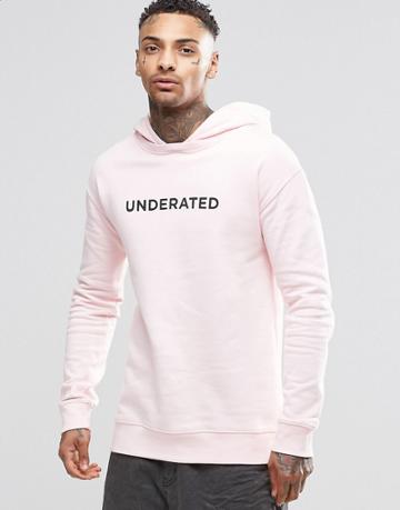 Underated Logo Hoodie - Pink