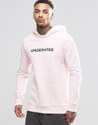 Underated Logo Hoodie - Pink
