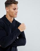 French Connection Shawl Neck Sweater-navy