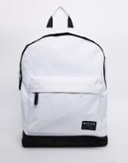 Nicce Logo Backpack In White - White