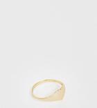 Rock 'n' Rose Sterling Silver Gold Plated Heart Signet Ring