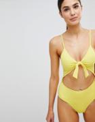Ann Summers Hvar Swimsuit - Yellow