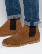 Base London Ferdinand Suede Chelsea Boots - Tan