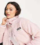 Columbia Lodge Baffled Sherpa Jacket In Pink - Exclusive To Asos