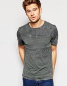 Another Influence Check Cut And Sew T-shirt - Gray