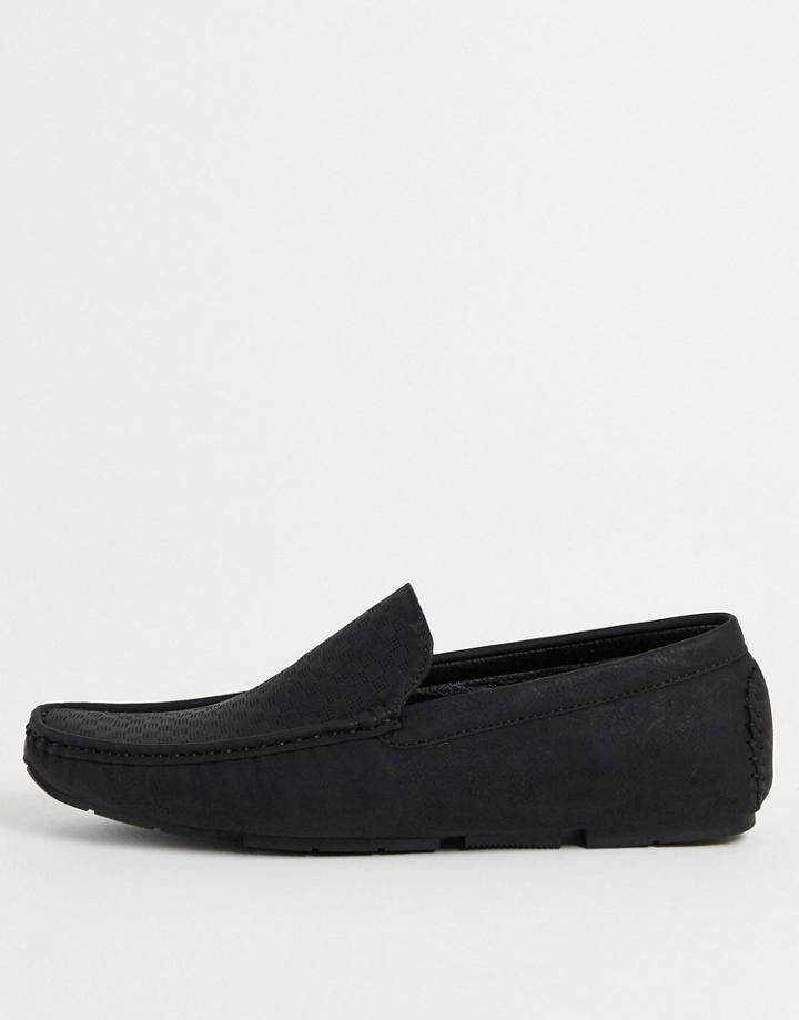 Truffle Collection Driving Shoes In Black