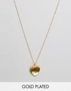 Ottoman Hands Trigon Charm Pendant - Gold