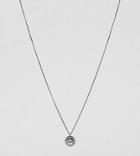 Designb Vintage Coin Necklace In Sterling Silver Exclusive To Asos - Silver