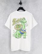 Vintage Supply Mr Brachio's Vegan Pizza T-shirt In White