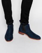 Ted Baker Camroon Suede Chelsea Boots - Blue