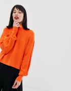 In Wear Wanetta High Neck Sweater - Orange