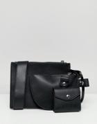 Asos Design Grab Handle Multi Bag With Detachable Strap - Black