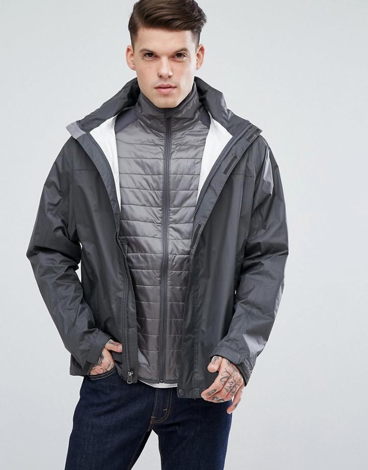 Marmot Precip Waterproof Hooded Jacket Ripstop In Dark Gray - Gray