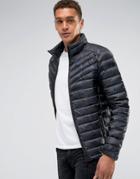 Casual Friday Down Filled Padded Jacket In Camo - Green