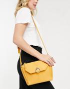 Warehouse Hardware Pocket Crossbody Bag In Yellow