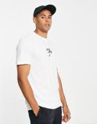 Calvin Klein Graphic Box Logo T-shirt In White