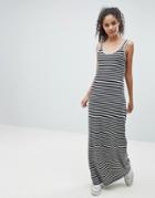 Only Abbie Stripe Maxi Dress - Black