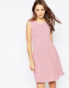 Ganni Lomita Rose Dress - Rose Smoke
