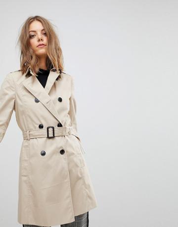 Stradivarius Classic Trench Trench - Beige