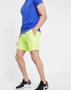 Asos 4505 Icon Training Shorts With Quick Dry In Yellow