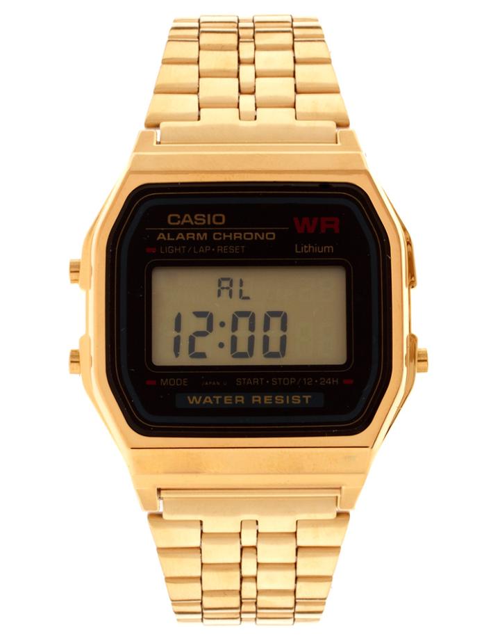 Casio A159wgea-1ef Gold Digital Watch