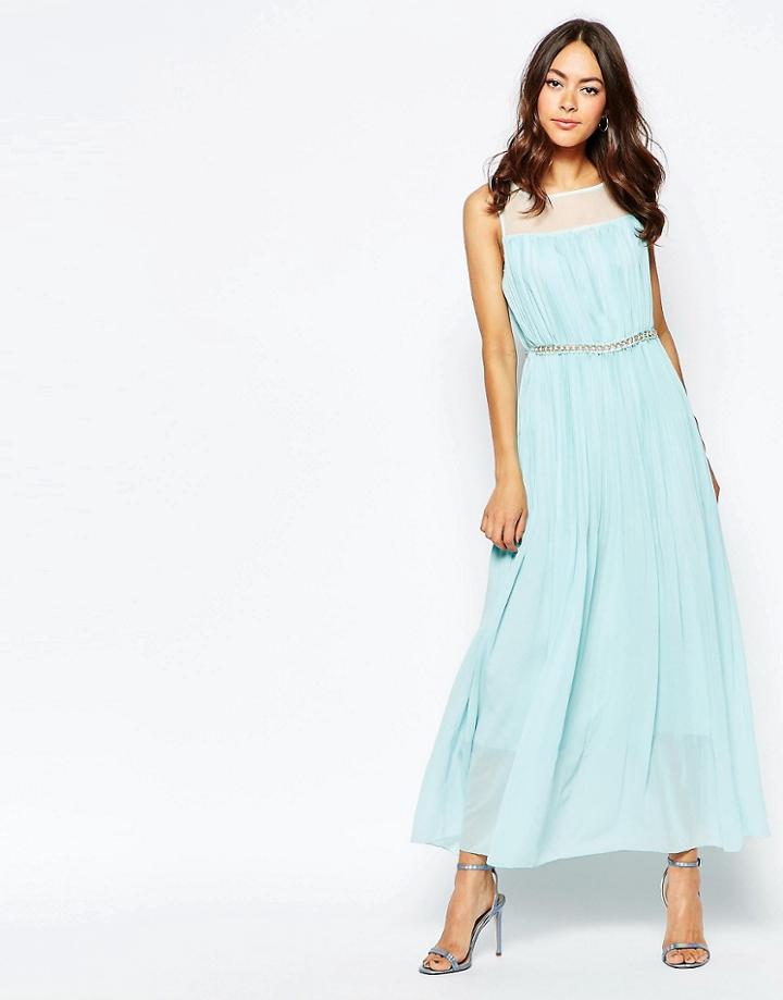 Jovonna Premier Butter Wouldn't Melt Maxi Dress With Embellishment - Mint