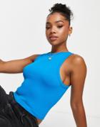 Stradivarius Seamless Tank Top In Blue