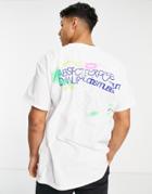 New Look Abstract Dance Print T-shirt In White