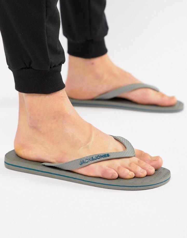 Jack & Jones Flip Flops - Gray