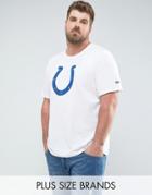 New Era Plus Nfl Indianapolis Colts T-shirt In White - White