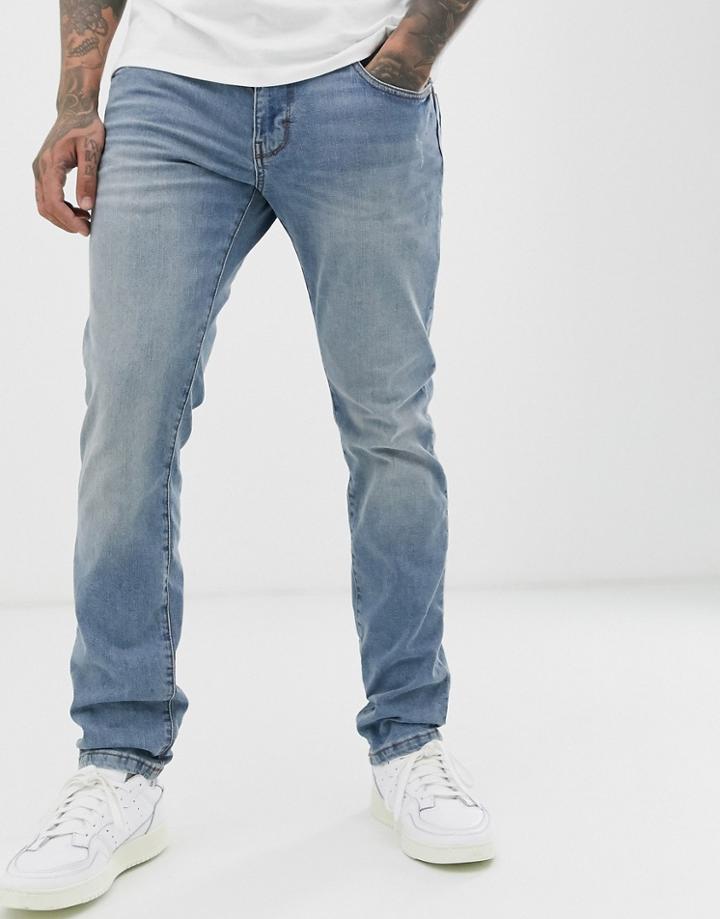Esprit Slim Fit Jean In Light Blue Wash